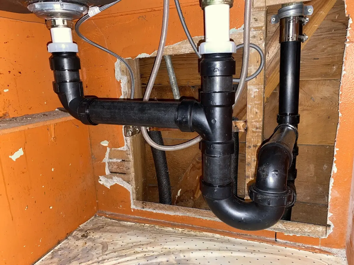 Professional Plumbing Inspection equipment and tools on the job in Harrietstown